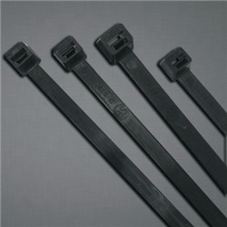 7.6" UV Nylon Cable Tie Black