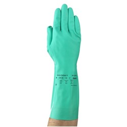 Solvex 12" Green Nitrile Glove Size 10