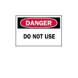 Machine Safety Sign