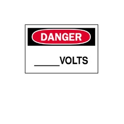 Electrical Hazard Sign