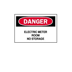 Electrical Hazard Sign