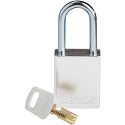 Aluminum Padlock Silver 1-1/2" KD