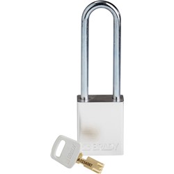 Aluminum Padlock Silver 3" KD