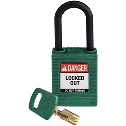 Nylon Padlock Green 1-1/2" KD