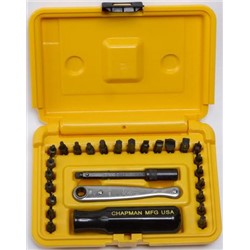 27 Pc Standard Kit Plus Torx, Hard Case