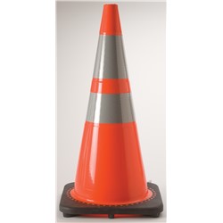 28" Traffic Cone w/Reflective Collars