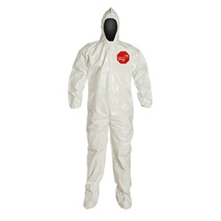 Tychem Coverall Zipper Front White 2XL