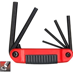 6 Piece Fold-Up Hex Key Set 5/32-3/8