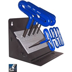 8 pc Hex T-Key Set 2.0-10.0mm 6" Arm