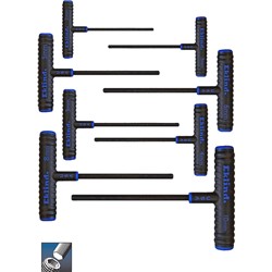 8 pc Power-T Hex Set 2.0-10.0mm 6" Arm