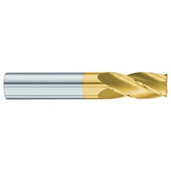 9/16" 4FL SE Carbide Square End Mill TiN