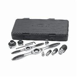 11 Pc Ratcheting Tap & Die Accessory Set