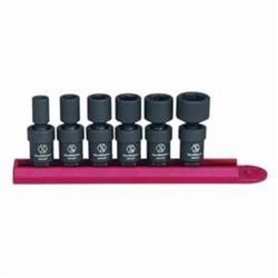 6 Pc 1/4" Dr Universal Impact Socket Set