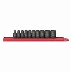 10 Pc 1/4" Dr 6 PT SAE Impact Socket Set