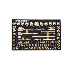 83 Pc 1/4, 3/8, 1/2 Mechanics Tool Set