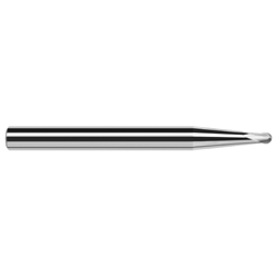 .031 Tapered Reach Carbide Ball End Mill