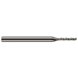 .008" 3FL Carbide Ball End Mill 5xD