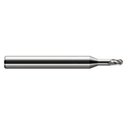 1/64 3FL Carbide Ball End Mill 4X Reach