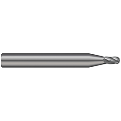 3/64" 5FL Stub Carbide Ball End Mill