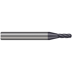 .02" 5FL Regular Carbide Ball End Mill