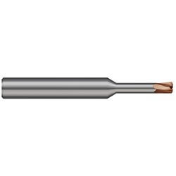 1/4" 5FL 1xD Carbide End Mill 5xD Reach