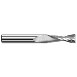 3/16" 2FL Upcut Carbide End Mill CR.005"