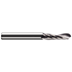 3/16" 1F Carbide Ball Upcut End Mill