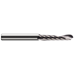 1/16" 1F Carbide Ball Upcut End Mill