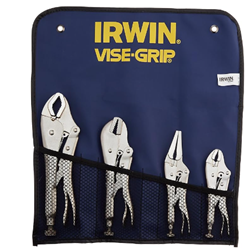 4 Pc Original Locking Pliers Kitbag Set