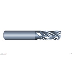 1/4" 4FL Carbide Rougher/Chipbreaker