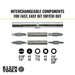 11-In-1 Screwdriver/Nut Driver 7-1/4 OAL