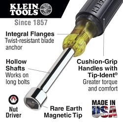 1/4'' Cushion-Grip Magnetic Nut Driver