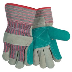 Double Leather Palm Safety Cuff Glove