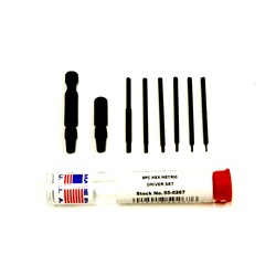 8 Piece Metric Hex Adapter Set