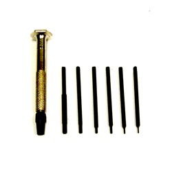 7 Pc. Steel Handle Metric Hex Driver Set