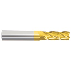 3/32 4FL SE Reg Carbide End Mill TiN