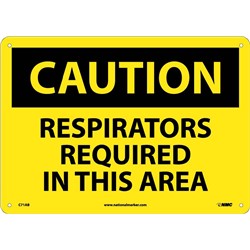 Respirators Required In This Area Sign