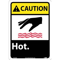 Caution Hot Sign