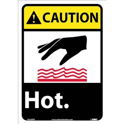 Caution Hot Sign