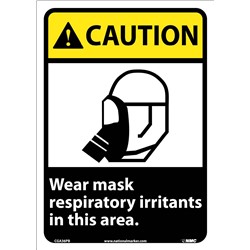 Wear Mask Respiratory Irritants Sign