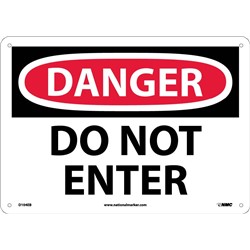 Danger Do Not Enter Sign