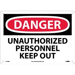 Danger Unauthorized Personnel Keep Out