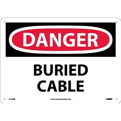 Danger Buried Cable Sign