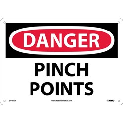 Danger Pinch Points Sign