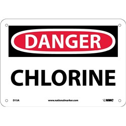 Danger Chlorine Sign