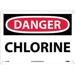 Danger Chlorine Sign