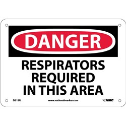 Danger Respirators Required In This Area