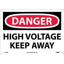 Danger High Voltage Keep Away Sign