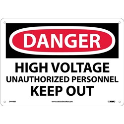 Danger High Voltage Sign