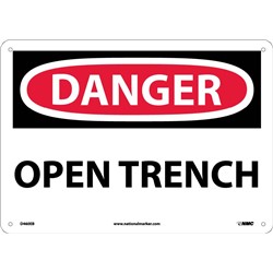 Danger Open Trench Sign